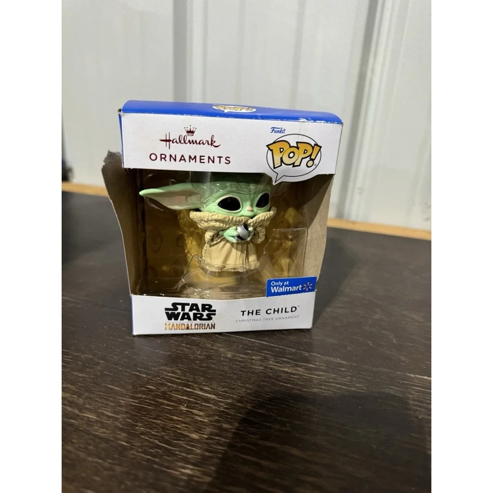 Hallmark 2021‎ Funko Pop Baby Yoda Child Star Wars Walmart Christmas Ornament